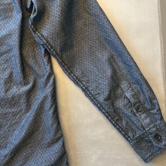 Bundle of 2 Stylish Men’s Long Sleeve Button Shirts – Versatile Gray & Red Combo - Picture 8 of 8